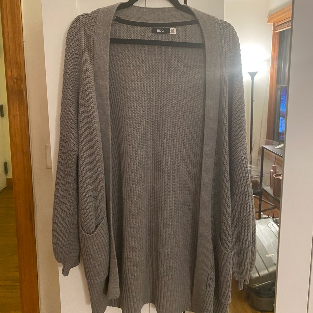 Urban Outfitters BDG grey cardigan.